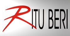 brand logo of indian fashion designer Ritu-Beri