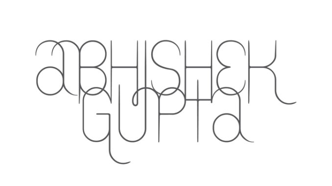 Brand Logo Of Indian Fashion Designer Abhishek Gupta