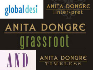 brand logo of indian fashion designer anita dongre