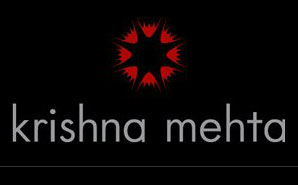 brand logo of indian fashion designer krishna mehta